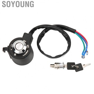 Soyoung Motorcycle Ignition Switch  Ignition Lock Controller Light Weight Hard  for Autocycle