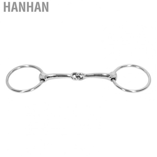 Hanhan Horse Mouth Bit Stainless Steel Loose Horse Snaffle Bit  Biting Mout HG