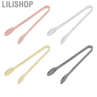 Lilishop Stainless Steel Ice Tongs  Grade Prevents Slipping Sugar  Kitchen Twe