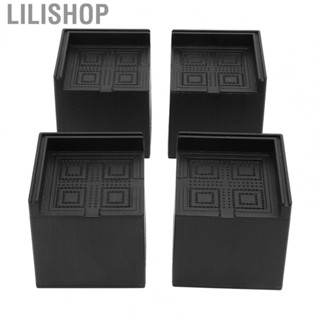 Lilishop 4Pcs Furniture Risers Plastic EVA Square 3in Support Up To 2200LBS For Wash