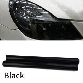 ⚡READYSTOCK⚡Car Light Film Dark Smoke Black Headlights Taillights Fog lamp 12*40inch