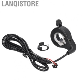 Lanqistore E Bike Throttle Widely Compatible ABS Metal E Bike Finger Accelerator SM Plug Stable Control Easy Installation for 48V 52V