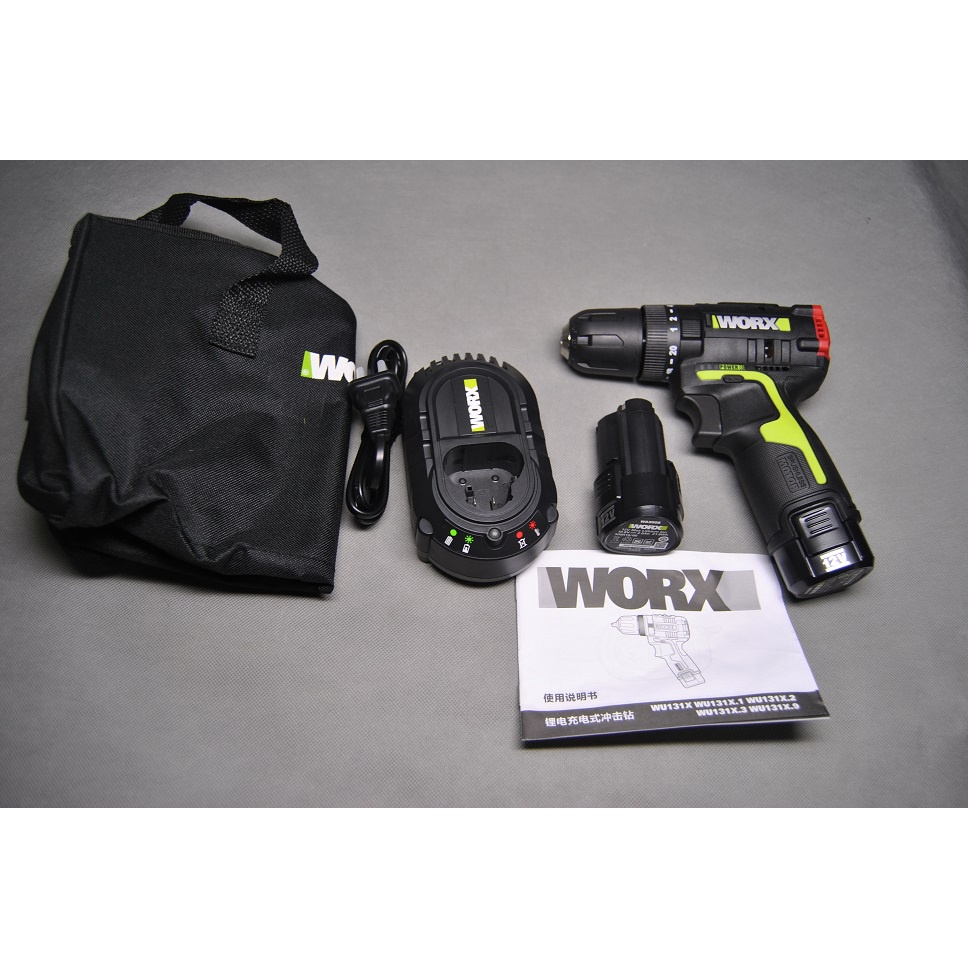 ...WORX WORX สว่านกระแทก WU131X Brushless 12V ชาร์จไฟฉายเจาะ WU130X ไขควงไฟฟ้า,เดิมแท้, ยี่ห้อใหม่พร