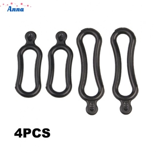 【Anna】Fastening Rubber Loop Mounting Rubber Silicone 4X Bike Light Fastening Light