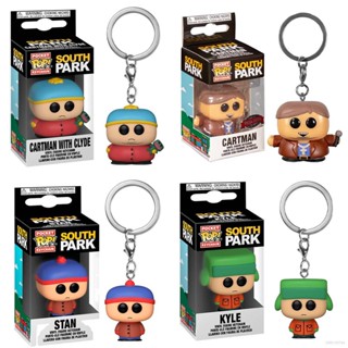 Jason FUNKO POP South Park โมเดลฟิกเกอร์ Cartman with Clyde Stan Kyle ของเล่นสําหรับเด็ก