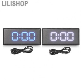 Lilishop Digital Clock Energy Saving Backlight  Mirror Digital Display Electronic Alarm Clock for Dormitory Home Bedroom