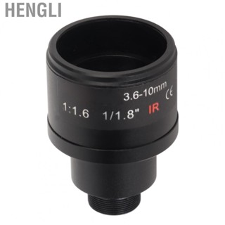 Hengli Manual Focus Lens  Manual Zoom Lens Clear Image 3.6‑10mm F1.6 M12 Mount Excellent Color Reproduction  for AHD