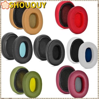 Shououy แผ่นฟองน้ําครอบหูฟัง แบบนิ่ม สําหรับ Skullcandy Crusher Wireless Crusher Evo Crusher ANC Hesh 3 1 คู่