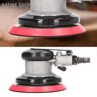 SaTine Shop Air Random Orbital Sander 5in Pneumatic Palm พร้อมกระดาษทราย 5 ชิ้นสำหรับงานอัตโนมัติ US Style Joint