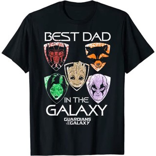 📦พร้อมส่ง คอกลม ผ้าฝ้าย 100% พิมพ์ลายกราฟฟิค Marvel Super Hero Guardians of the Galaxy สําหรับผู้ชาย T-shirt