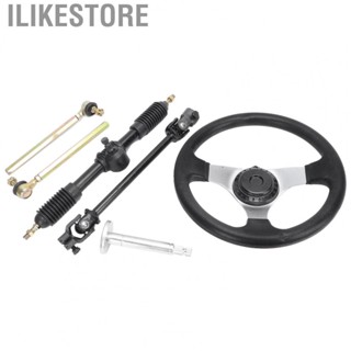 Ilikestore Steering Wheel Tie Rod End Steering Wheel Metal for 150cc ‑ 250cc Engines Replacement for Steering Wheel Supplies