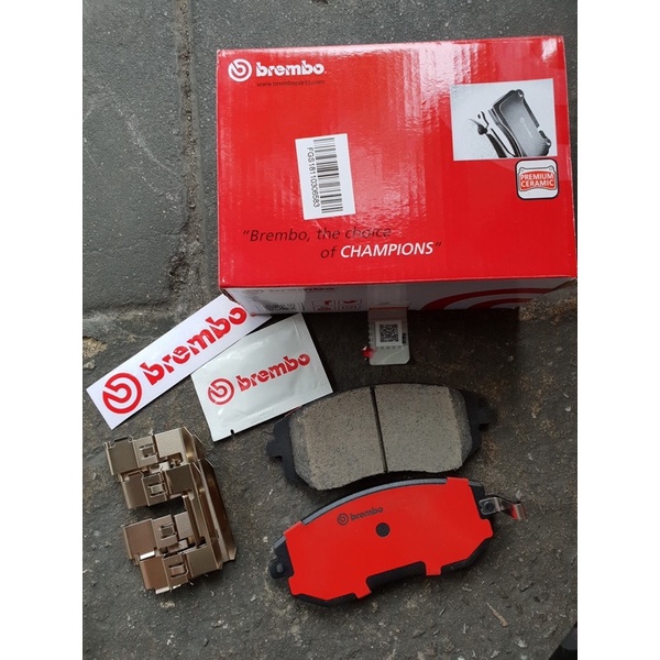 ผ้าเบรคหน้า ผ้าเบรคหลังcivic eg ek es FD FB 1992-2014 accord G7 2003-2007brembo ceramic