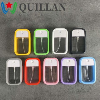 Quillan ขวดสเปรย์ซิลิโคนป้องกันการรั่วแบบพกพานํากลับมาใช้ใหม่ได้สําหรับเดินทาง