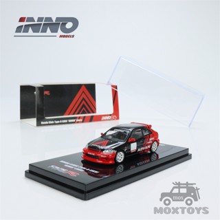 โมเดลรถยนต์ INNO64 1:64 HONDA CIVIC TYPE-R EK9 ADVAN Livery Diecast