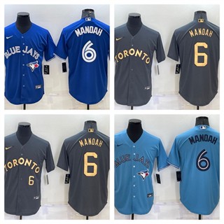 MLB Toronto Blue Jays Alek Isaac Manoah เสื้อยืดเบสบอลบุรุษ