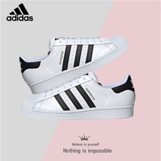 〖ของแท้พิเศษ〗Adidas originals Superstar   Mens and Womens Sports Sneakers EG4958