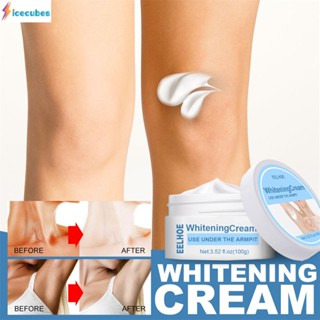 Eelhoe Underarm Whitening Cream Skin Whitening Bleaching Cream Dark Skin Whitening Body Lotion ICECUBES