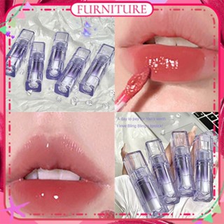 ♕ Magic Casa Dudu Water Lip Glaze Mirror ลิปสติกให้ความชุ่มชื้นเรียบเนียน เนื้อฟิล์มแห้งเร็ว ให้สีสูง แต่งหน้าทาปากนักเรียนติดทนนาน 5 แบบ FURNITURE