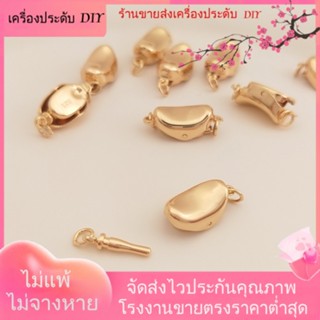 💖เครื่องประดับ DIY ขายส่ง💖หัวเข็มขัด ชุบทอง 14k ประดับไข่มุก สําหรับทําเครื่องประดับ สร้อยคอ สร้อยข้อมือ DIY[หัวเข็มขัดเชื่อมต่อ/สร้อยคอ/สร้อยข้อมือ/กําไลข้อมือ]