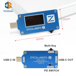 Chargerlab Power-Z USB PD QC 2.0 3.0 เครื่องทดสอบแรงดันไฟฟ้า FL001C