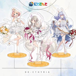 Nijisanji Ethyria ชุดแต่งงาน อะคริลิค สแตนดี้ Enna Nina Millie Reimu อะนิเมะ พวงกุญแจ คอลเลกชัน แสดง เครื่องประดับตกแต่ง