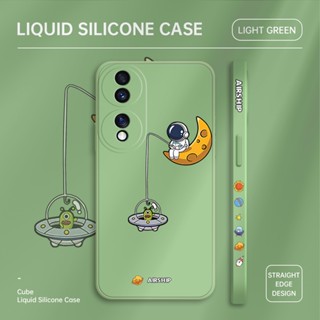 เคสโทรศัพท์มือถือ TPU แบบนิ่ม ลายการ์ตูนนักบินอวกาศ ป้องกันเลนส์ สําหรับ Honor 8X Max 9X Pro 9A 9C 9X View 10 View 20