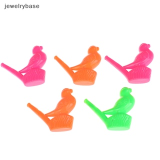 [jewelrybase] นกหวีดพลาสติก สีสันสดใส ของเล่นบูติก สําหรับงานปาร์ตี้ 5 ชิ้น