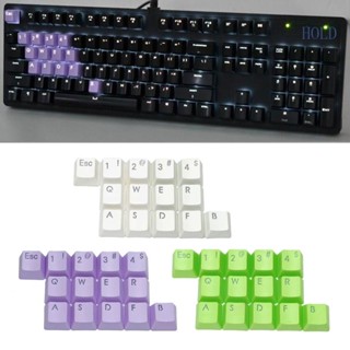 Ace ชุดปุ่มกดคีย์บอร์ด OEM PBT โปร่งแสง 14 คีย์ สําหรับคีย์บอร์ด Mechanical Cherry MX Switc