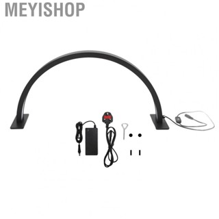 Meyishop Beauty Salon Light  Stable Base Half Moon Desk Lamp 3 Color Dimmable Eye Protection 25W 3000K-6000K for Photography