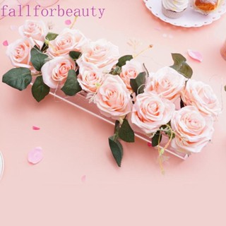 Fallforbeauty กล่องแจกันดอกไม้ไฮโดรโปนิก อะคริลิคใส แบบหนา พร้อมฝาปิด สําหรับปลูกต้นไม้ บอนไซ