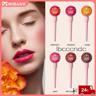 คลังสินค้าพร้อม Ibcccndc ลิปกลอสลิปสติ๊กลิปบาล์มธรรมชาติ Matte Waterproof Lasting Lip Care นักเรียนใบหน้า Comestic Femle Face Makeup 6 สี