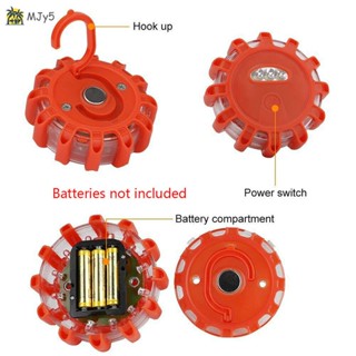 ใหม่ ไฟกระพริบเตือนฉุกเฉิน LED เพื่อความปลอดภัย สําหรับติดด้านข้างถนน