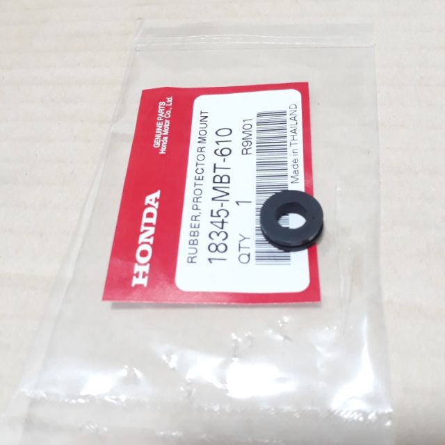 18345-MBT-610ยางกันสะเทือนฝาครอบท่อไอเสียแท้ MSX125,CBR150,WAVE110i,  1ชิ้น