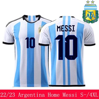 Ani 2022-2023 เสื้อยืด ลายฟุตบอล World Cup Messi คุณภาพสูง