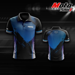 MOTOSHIRT MAZDA MAZ-A03-22 เสื้อคอปกแขนสั้น👔