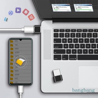 Bang ตัวแปลง USB Type A ตัวผู้ เป็น USB Type C ตัวเมีย สําหรับชาร์จถ่ายโอนข้อมูล