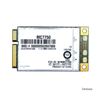 Iwo MC7750 CDMA 3G 4G LTE โมดูลการ์ด WIFI ไร้สาย PCIe ขนาดเล็ก 3G-CDMA