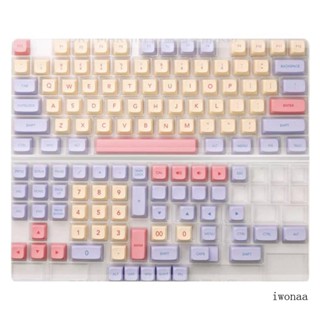 Iwo ปุ่มกดคีย์บอร์ด 132 คีย์ XDA สีย้อม สําหรับ MX Switch GK61 64 68 84 87 96