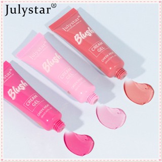 Julystar Multi-color Blush Cream Gel Matte Swelling Color Natural Fine Flash Highlight Repair Capacity Rouge Smooth Long Lasting Pigment แต่งหน้าสำหรับใบหน้า JOYFEEL