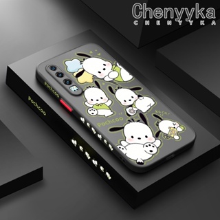 สําหรับ Huawei P30 P30 Pro เคสแฟชั่น Pochacco บางฝ้า ใส ขอบสี่เหลี่ยม เคสกันกระแทก รูปแบบ ซิลิโคน ป้องกัน เคสนิ่ม