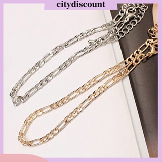 &lt;citydiscount&gt; สร้อยข้อเท้าโซ่ เครื่องประดับแฟชั่นสตรี 1 ชิ้น