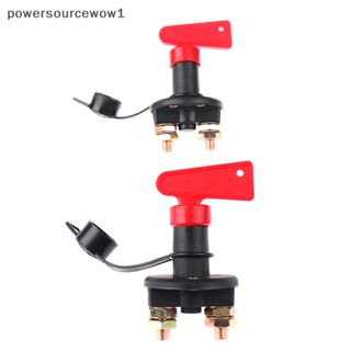 Wow สวิตช์กุญแจหลักตัดการเชื่อมต่อ 12V 24V สีแดง สําหรับรถยนต์ รถบรรทุก เรือ
 Th