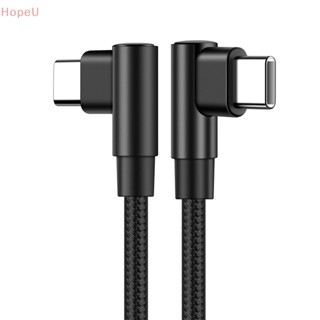 [HopeU] El สายชาร์จ USB Type C เป็น USB C ชาร์จเร็ว สําหรับ Android PD 60W