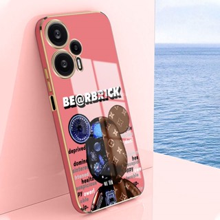 เคสโทรศัพท์มือถือแบบนิ่ม กันกระแทก ลายการ์ตูนหมีน่ารัก 6D สําหรับ Xiaomi Poco F5