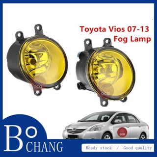 Bochang (เลนส์สีเหลือง) โคมไฟตัดหมอก กันชนหน้า สําหรับ TOYOTA VIOS gen2 2008 2009 2010 2011 2012 2013