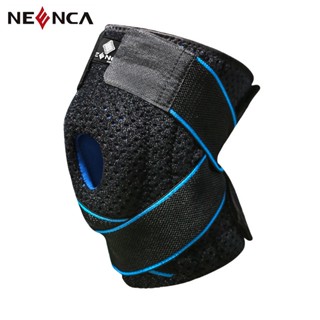 Neenca 017 สนับเข่า พร้อมตัวกันโคลงด้านข้าง ปรับได้ บรรเทาอาการปวด บาดเจ็บ สําหรับผู้ชาย