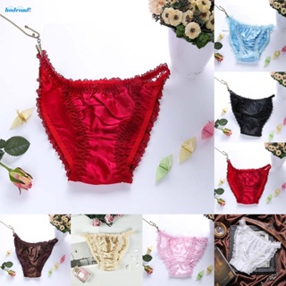 【HODRD】Sexy Silky Silk Briefs Women G-String Panties Underwear Knickers Bikinis New【Fashion】
