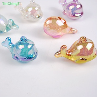 [TinChingT] ฟองสบู่ใส รูปปลาวาฬน้อย ชุบโลมา สีสันสดใส AB อะคริลิค DIY [ใหม่]