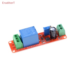 [EruditerT] ใหม่ NE555 DC 12V รีเลย์สวิตช์จับเวลา โมดูลปรับได้ 0-10 วินาที [ใหม่]