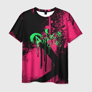 เสื้อยืด พิมพ์ลาย "cs:go - Neon Revolution" 3D สําหรับผู้ชาย